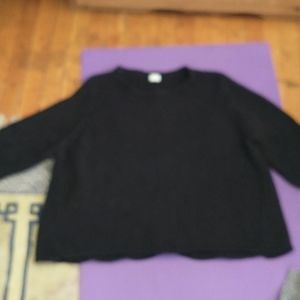 Poetry Cotton Button Back Crew Neck Sweater w 3/4 Sleeves Great Condition!